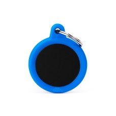 Penning Black Circle With Blue Rubber