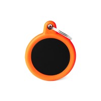 Penning Black Circle With Orange Rubber